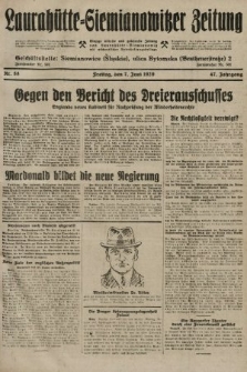 Laurahütte-Siemianowitzer Zeitung : enzige älteste und gelesenste Zeitung von Laurahütte-Siemianowitz mit wöchentlicher Unterhaitungsbeilage. 1929, nr 88