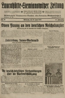 Laurahütte-Siemianowitzer Zeitung : enzige älteste und gelesenste Zeitung von Laurahütte-Siemianowitz mit wöchentlicher Unterhaitungsbeilage. 1929, nr 95
