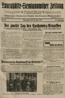 Laurahütte-Siemianowitzer Zeitung : enzige älteste und gelesenste Zeitung von Laurahütte-Siemianowitz mit wöchentlicher Unterhaitungsbeilage. 1929, nr 101