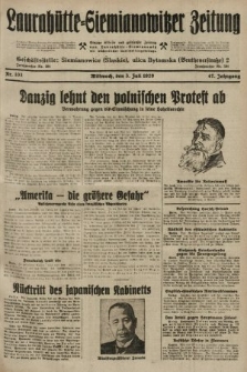 Laurahütte-Siemianowitzer Zeitung : enzige älteste und gelesenste Zeitung von Laurahütte-Siemianowitz mit wöchentlicher Unterhaitungsbeilage. 1929, nr 103