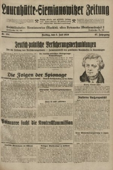Laurahütte-Siemianowitzer Zeitung : enzige älteste und gelesenste Zeitung von Laurahütte-Siemianowitz mit wöchentlicher Unterhaitungsbeilage. 1929, nr 104