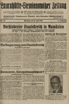 Laurahütte-Siemianowitzer Zeitung : enzige älteste und gelesenste Zeitung von Laurahütte-Siemianowitz mit wöchentlicher Unterhaitungsbeilage. 1929, nr 107