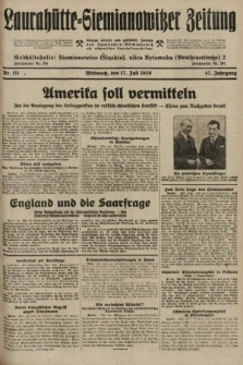 Laurahütte-Siemianowitzer Zeitung : enzige älteste und gelesenste Zeitung von Laurahütte-Siemianowitz mit wöchentlicher Unterhaitungsbeilage. 1929, nr 111