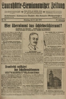 Laurahütte-Siemianowitzer Zeitung : enzige älteste und gelesenste Zeitung von Laurahütte-Siemianowitz mit wöchentlicher Unterhaitungsbeilage. 1929, nr 114