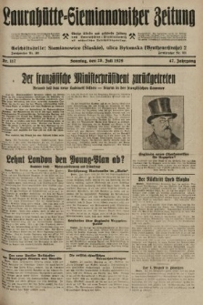 Laurahütte-Siemianowitzer Zeitung : enzige älteste und gelesenste Zeitung von Laurahütte-Siemianowitz mit wöchentlicher Unterhaitungsbeilage. 1929, nr 117