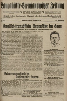 Laurahütte-Siemianowitzer Zeitung : enzige älteste und gelesenste Zeitung von Laurahütte-Siemianowitz mit wöchentlicher Unterhaitungsbeilage. 1929, nr 125