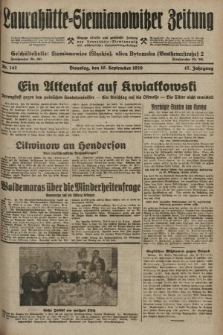 Laurahütte-Siemianowitzer Zeitung : enzige älteste und gelesenste Zeitung von Laurahütte-Siemianowitz mit wöchentlicher Unterhaitungsbeilage. 1929, nr 142