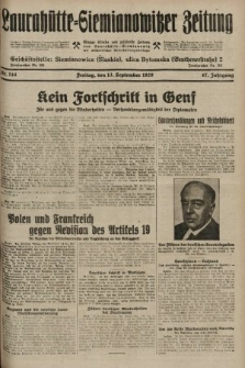 Laurahütte-Siemianowitzer Zeitung : enzige älteste und gelesenste Zeitung von Laurahütte-Siemianowitz mit wöchentlicher Unterhaitungsbeilage. 1929, nr 144