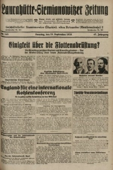 Laurahütte-Siemianowitzer Zeitung : enzige älteste und gelesenste Zeitung von Laurahütte-Siemianowitz mit wöchentlicher Unterhaitungsbeilage. 1929, nr 145