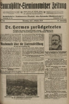 Laurahütte-Siemianowitzer Zeitung : enzige älteste und gelesenste Zeitung von Laurahütte-Siemianowitz mit wöchentlicher Unterhaitungsbeilage. 1929, nr 154