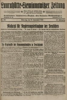 Laurahütte-Siemianowitzer Zeitung : enzige älteste und gelesenste Zeitung von Laurahütte-Siemianowitz mit wöchentlicher Unterhaitungsbeilage. 1929, nr 182