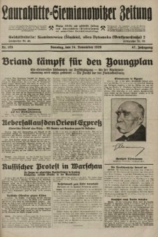 Laurahütte-Siemianowitzer Zeitung : enzige älteste und gelesenste Zeitung von Laurahütte-Siemianowitz mit wöchentlicher Unterhaitungsbeilage. 1929, nr 185