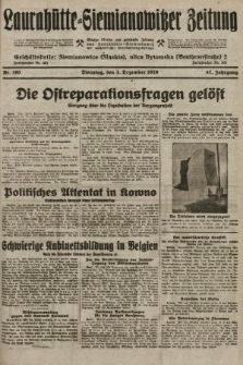 Laurahütte-Siemianowitzer Zeitung : enzige älteste und gelesenste Zeitung von Laurahütte-Siemianowitz mit wöchentlicher Unterhaitungsbeilage. 1929, nr 190