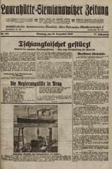 Laurahütte-Siemianowitzer Zeitung : enzige älteste und gelesenste Zeitung von Laurahütte-Siemianowitz mit wöchentlicher Unterhaitungsbeilage. 1929, nr 194