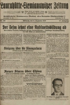 Laurahütte-Siemianowitzer Zeitung : enzige älteste und gelesenste Zeitung von Laurahütte-Siemianowitz mit wöchentlicher Unterhaitungsbeilage. 1929, nr 195