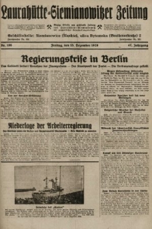 Laurahütte-Siemianowitzer Zeitung : enzige älteste und gelesenste Zeitung von Laurahütte-Siemianowitz mit wöchentlicher Unterhaitungsbeilage. 1929, nr 196