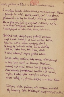 Wiersze i inne utwory z lat 1921-1934