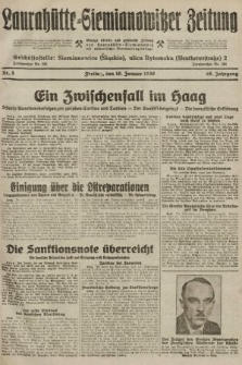 Laurahütte-Siemianowitzer Zeitung : enzige älteste und gelesenste Zeitung von Laurahütte-Siemianowitz mit wöchentlicher Unterhaitungsbeilage. 1930, nr 5