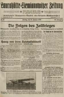 Laurahütte-Siemianowitzer Zeitung : enzige älteste und gelesenste Zeitung von Laurahütte-Siemianowitz mit wöchentlicher Unterhaitungsbeilage. 1930, nr 13