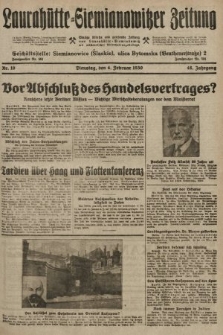 Laurahütte-Siemianowitzer Zeitung : enzige älteste und gelesenste Zeitung von Laurahütte-Siemianowitz mit wöchentlicher Unterhaitungsbeilage. 1930, nr 19