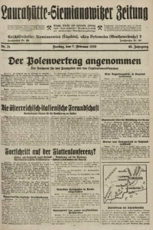 Laurahütte-Siemianowitzer Zeitung : enzige älteste und gelesenste Zeitung von Laurahütte-Siemianowitz mit wöchentlicher Unterhaitungsbeilage. 1930, nr 21