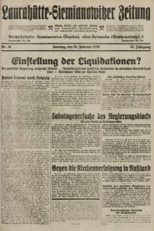 Laurahütte-Siemianowitzer Zeitung : enzige älteste und gelesenste Zeitung von Laurahütte-Siemianowitz mit wöchentlicher Unterhaitungsbeilage. 1930, nr 26