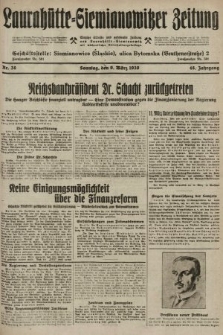 Laurahütte-Siemianowitzer Zeitung : enzige älteste und gelesenste Zeitung von Laurahütte-Siemianowitz mit wöchentlicher Unterhaitungsbeilage. 1930, nr 38