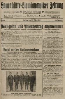 Laurahütte-Siemianowitzer Zeitung : enzige älteste und gelesenste Zeitung von Laurahütte-Siemianowitz mit wöchentlicher Unterhaitungsbeilage. 1930, nr 41