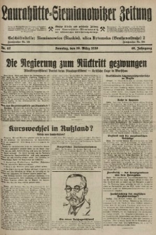 Laurahütte-Siemianowitzer Zeitung : enzige älteste und gelesenste Zeitung von Laurahütte-Siemianowitz mit wöchentlicher Unterhaitungsbeilage. 1930, nr 42