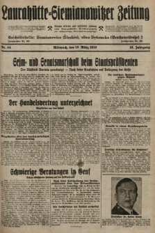 Laurahütte-Siemianowitzer Zeitung : enzige älteste und gelesenste Zeitung von Laurahütte-Siemianowitz mit wöchentlicher Unterhaitungsbeilage. 1930, nr 44