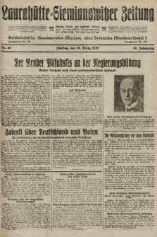 Laurahütte-Siemianowitzer Zeitung : enzige älteste und gelesenste Zeitung von Laurahütte-Siemianowitz mit wöchentlicher Unterhaitungsbeilage. 1930, nr 49