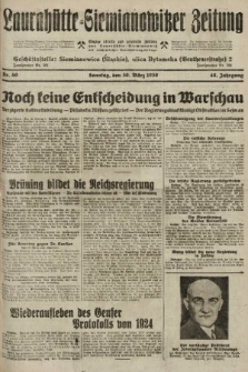 Laurahütte-Siemianowitzer Zeitung : enzige älteste und gelesenste Zeitung von Laurahütte-Siemianowitz mit wöchentlicher Unterhaitungsbeilage. 1930, nr 50