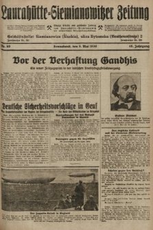 Laurahütte-Siemianowitzer Zeitung : enzige älteste und gelesenste Zeitung von Laurahütte-Siemianowitz mit wöchentlicher Unterhaitungsbeilage. 1930, nr 69