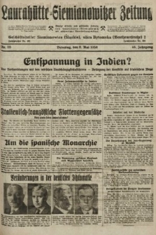 Laurahütte-Siemianowitzer Zeitung : enzige älteste und gelesenste Zeitung von Laurahütte-Siemianowitz mit wöchentlicher Unterhaitungsbeilage. 1930, nr 70