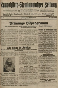 Laurahütte-Siemianowitzer Zeitung : enzige älteste und gelesenste Zeitung von Laurahütte-Siemianowitz mit wöchentlicher Unterhaitungsbeilage. 1930, nr 72