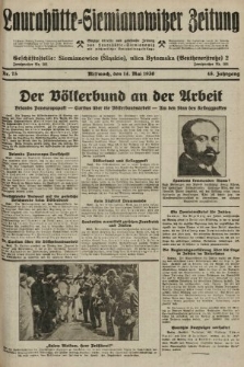 Laurahütte-Siemianowitzer Zeitung : enzige älteste und gelesenste Zeitung von Laurahütte-Siemianowitz mit wöchentlicher Unterhaitungsbeilage. 1930, nr 75