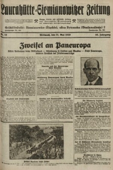 Laurahütte-Siemianowitzer Zeitung : enzige älteste und gelesenste Zeitung von Laurahütte-Siemianowitz mit wöchentlicher Unterhaitungsbeilage. 1930, nr 79