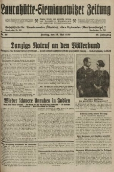 Laurahütte-Siemianowitzer Zeitung : enzige älteste und gelesenste Zeitung von Laurahütte-Siemianowitz mit wöchentlicher Unterhaitungsbeilage. 1930, nr 80