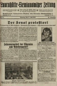 Laurahütte-Siemianowitzer Zeitung : enzige älteste und gelesenste Zeitung von Laurahütte-Siemianowitz mit wöchentlicher Unterhaitungsbeilage. 1930, nr 82