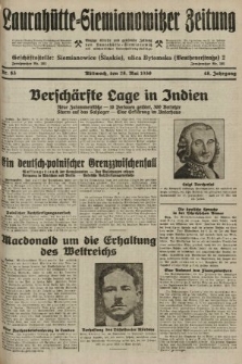Laurahütte-Siemianowitzer Zeitung : enzige älteste und gelesenste Zeitung von Laurahütte-Siemianowitz mit wöchentlicher Unterhaitungsbeilage. 1930, nr 83