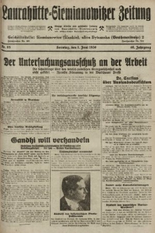 Laurahütte-Siemianowitzer Zeitung : enzige älteste und gelesenste Zeitung von Laurahütte-Siemianowitz mit wöchentlicher Unterhaitungsbeilage. 1930, nr 85