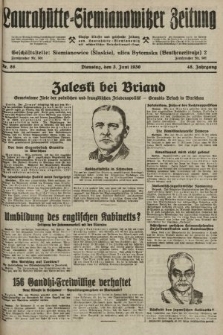 Laurahütte-Siemianowitzer Zeitung : enzige älteste und gelesenste Zeitung von Laurahütte-Siemianowitz mit wöchentlicher Unterhaitungsbeilage. 1930, nr 86
