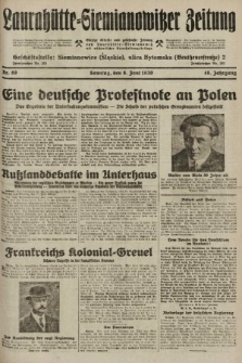 Laurahütte-Siemianowitzer Zeitung : enzige älteste und gelesenste Zeitung von Laurahütte-Siemianowitz mit wöchentlicher Unterhaitungsbeilage. 1930, nr 89