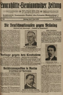 Laurahütte-Siemianowitzer Zeitung : enzige älteste und gelesenste Zeitung von Laurahütte-Siemianowitz mit wöchentlicher Unterhaitungsbeilage. 1930, nr 103