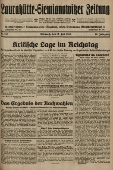 Laurahütte-Siemianowitzer Zeitung : enzige älteste und gelesenste Zeitung von Laurahütte-Siemianowitz mit wöchentlicher Unterhaitungsbeilage. 1930, nr 110