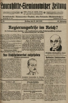 Laurahütte-Siemianowitzer Zeitung : enzige älteste und gelesenste Zeitung von Laurahütte-Siemianowitz mit wöchentlicher Unterhaitungsbeilage. 1930, nr 111