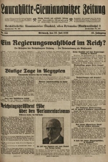 Laurahütte-Siemianowitzer Zeitung : enzige älteste und gelesenste Zeitung von Laurahütte-Siemianowitz mit wöchentlicher Unterhaitungsbeilage. 1930, nr 114