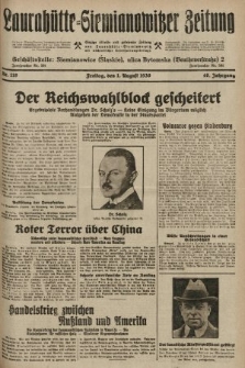 Laurahütte-Siemianowitzer Zeitung : enzige älteste und gelesenste Zeitung von Laurahütte-Siemianowitz mit wöchentlicher Unterhaitungsbeilage. 1930, nr 119