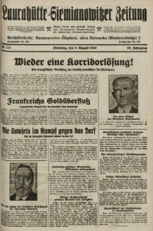 Laurahütte-Siemianowitzer Zeitung : enzige älteste und gelesenste Zeitung von Laurahütte-Siemianowitz mit wöchentlicher Unterhaitungsbeilage. 1930, nr 121