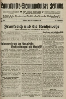 Laurahütte-Siemianowitzer Zeitung : enzige älteste und gelesenste Zeitung von Laurahütte-Siemianowitz mit wöchentlicher Unterhaitungsbeilage. 1930, nr 135